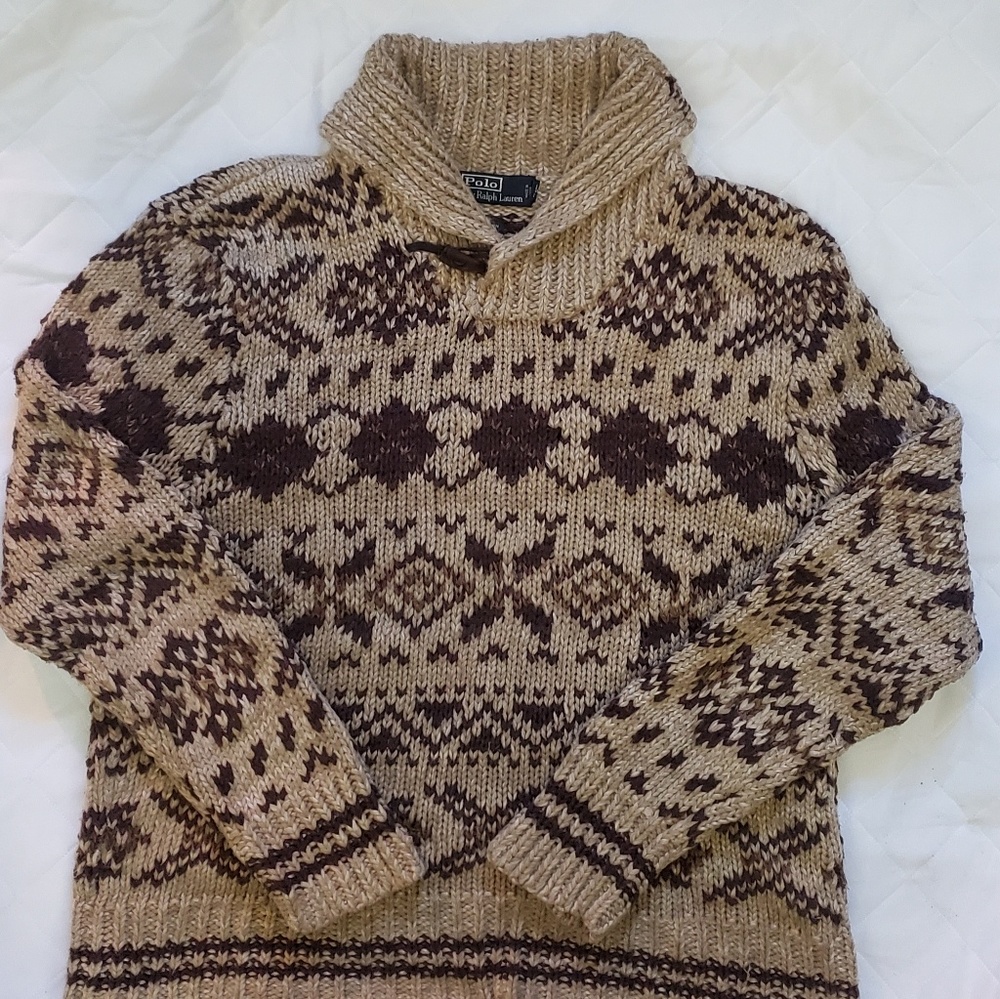 Polo Ralph Lauren shawl collar sweater